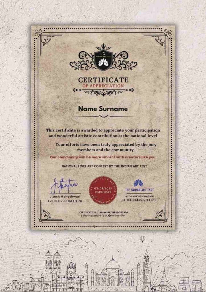 Drawing Competition Certificate