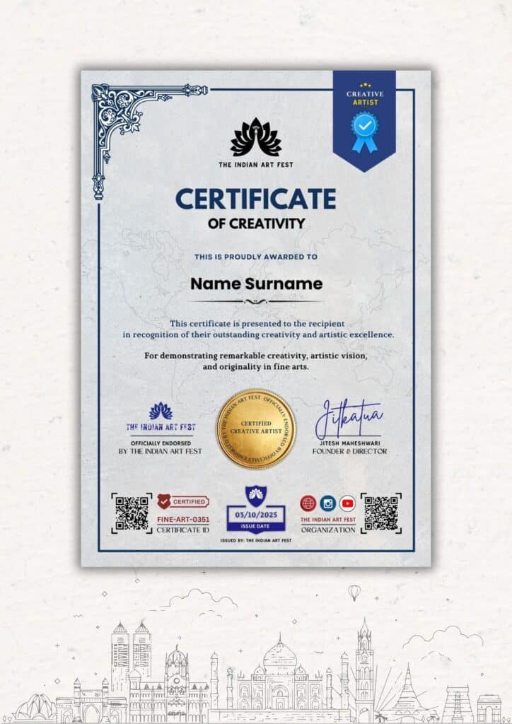 Certificate Of Creativity