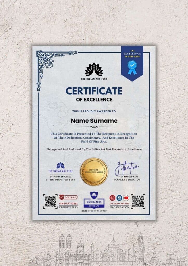 Certificate Of Excellence