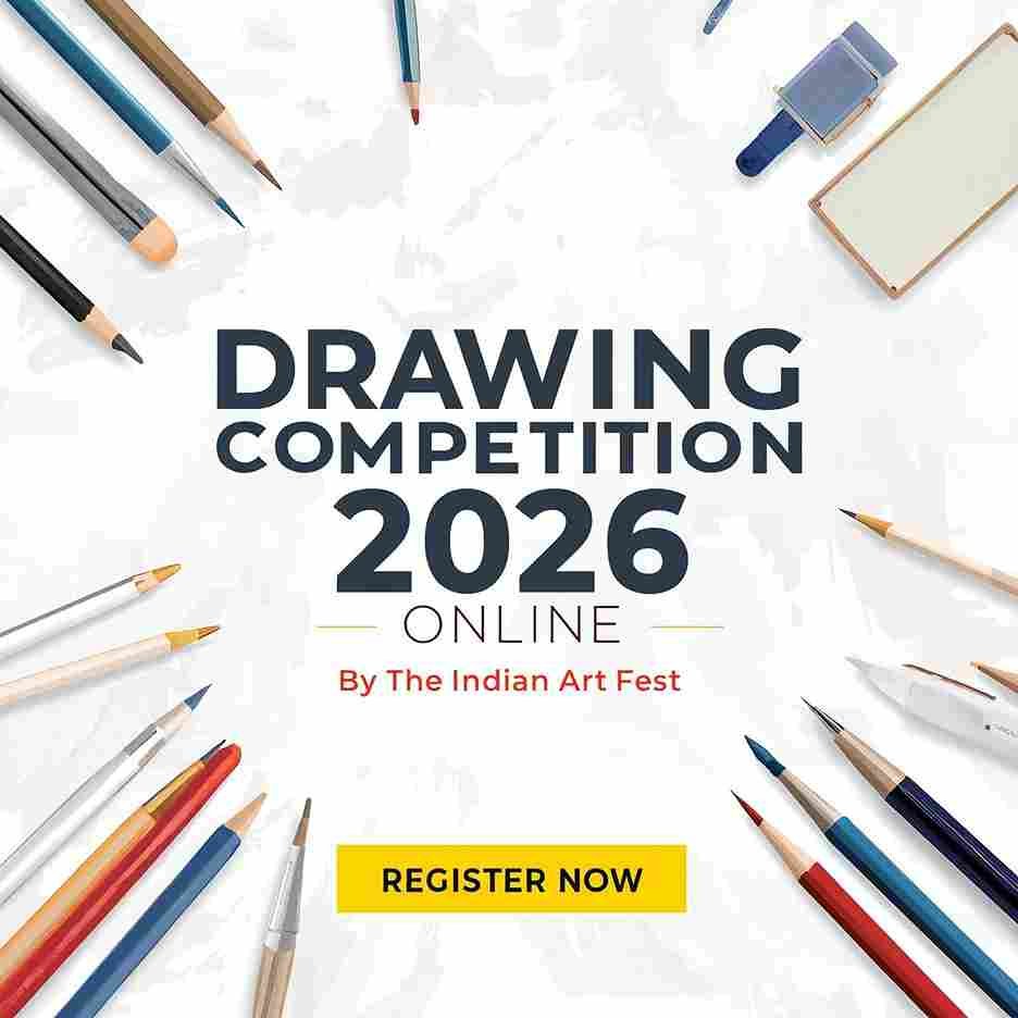 Drawing Competition 2026 Online by The Indian Art Fest – register now for free online drawing contest in India